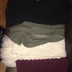 Knit scarfs!! Can be sold together or separately.